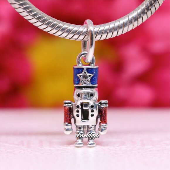 Pandora Sterling Silver Nutcracker Dangle Charm 793583C01 NEW 2024 - Picture 1 of 5